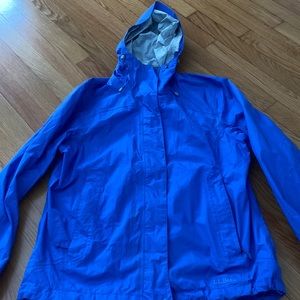 L.L. Bean Vibrant Blue Women's Rain Jacket